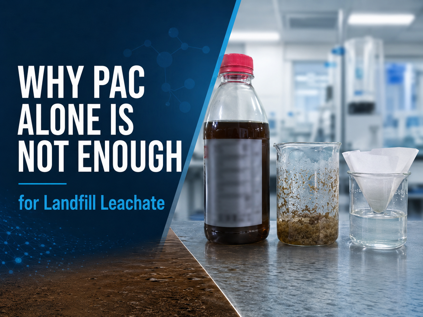 最新の企業ブログについて Why PAC Alone Is Often Not Enough for Dark Landfill Leachate