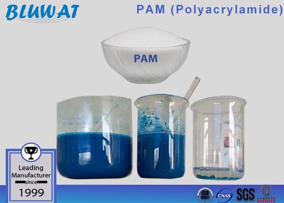 購入 Bluwatの代理店の水処理を群がらせるカチオンのポリアクリルアミドの凝集剤 オンライン製造