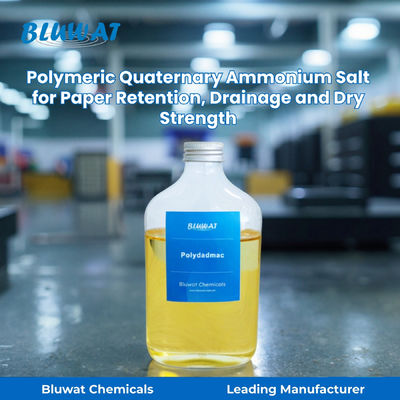 購入 Polymeric Quaternary Ammonium Salt Polydadmac for Paper Retention, Drainage and Dry Strength | Bluwat Chemicals オンライン製造