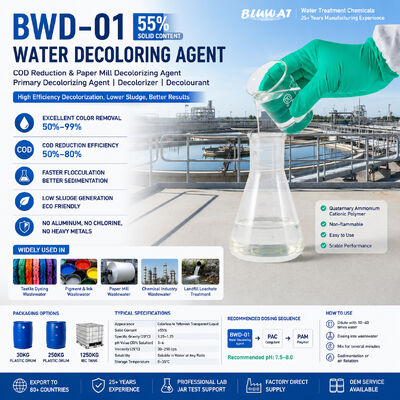 購入 Bwd-01 トード減少剤&紙工場色消し剤 主要色消し剤 色消し剤 色消し剤 水色消し剤 オンライン製造