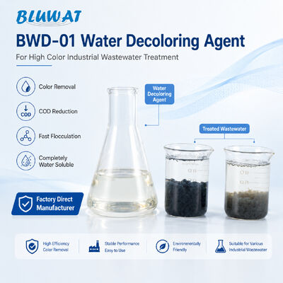買う BWD-01 水色消去剤 CAS 55295-98-2 高色工業廃棄水の処理用 固体含有量の50% オンライン製造