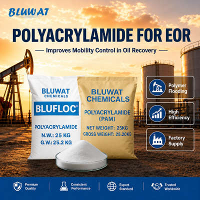 買う BLUFLOC 安定した泥システム性能のための89%固体含有量のポリアクリラミドオイルドリリンググレード オンライン製造