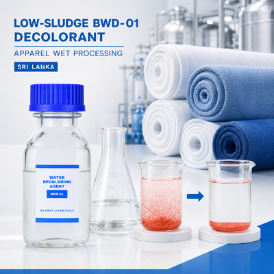 買う スリランカのアパレル湿式加工排水用低スラッジBWD-01脱色剤 オンライン製造