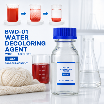 買う イタリア向けウール・酸性染料廃水用脱色剤 BWD-01 オンライン製造