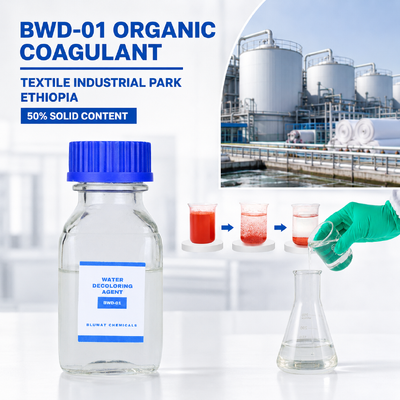 買う BWD-01 エチオピアにおける繊維産業公園の染料廃棄水のための有機凝固剤 オンライン製造