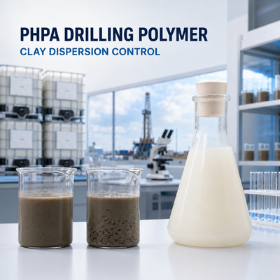 買う PHPA 掘削ポリマー 粘土分散と井戸不安定性を減らすため オンライン製造