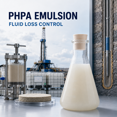 買う 水ベースの掘削泥水用 PHPA エマルション液体損失添加剤 オンライン製造