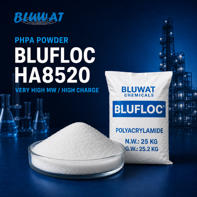 買う BLUFLOC HA8520 PHPA 粉末 - 非常に高い分子重量,高い電荷 オンライン製造