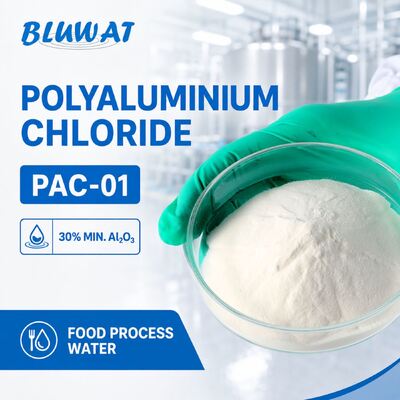 買う 30% Min. Al2O3 白い粉 PAC-01 食品処理水処理用ポリアルミニウム塩化物 オンライン製造