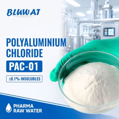買う PAC-01 噴霧で乾燥したポリアルミニウム塩化物 最大0.1% 製薬用生水予処理に不溶性 オンライン製造