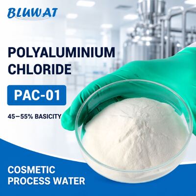 買う PAC-01 白い粉末 ポリアルミウム塩化物 45-55% 基本性 25kg バッグ 化粧水処理用 オンライン製造