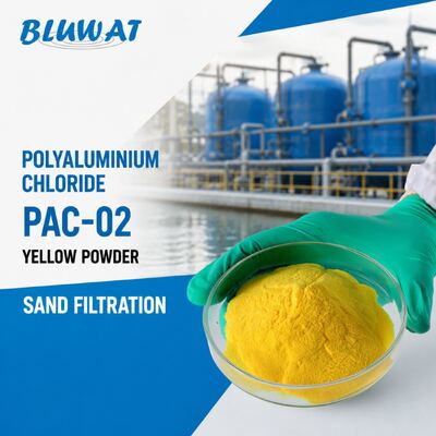買う 砂ろ過用PAC-02 塩化アルミニウム 酸化アルミニウム30%以上 黄色粉末 オンライン製造
