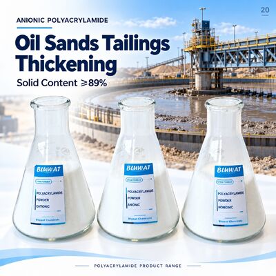 買う Anionic Polyacrylamide APAM 20-100 Mesh 89% Min Solid for Oil Sands Tailings Thickening CAS 9003-05-8 ISO 9001 Manufacturer 750kg Net Big Bag オンライン製造