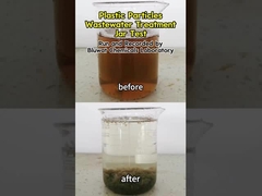 プラスチックの廃水処理 青い水色消化剤