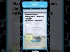 ガラスの磨き 水による廃水処理 脱色剤,ポリアクリラミド