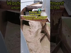 ポリアクリラミドポリマー 砂工場の廃水処理用フロッキュラント
